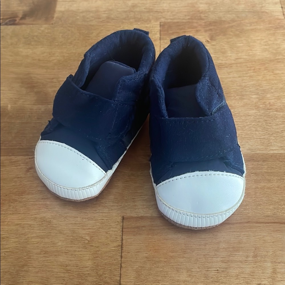 Baby Navy and White Shoes